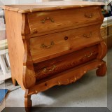 F48. Pine bombe chest. 